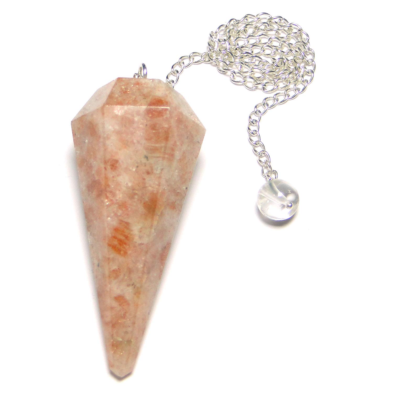 Sun Stone - Faceted Pendulum Sun Stone - Faceted Pendulum